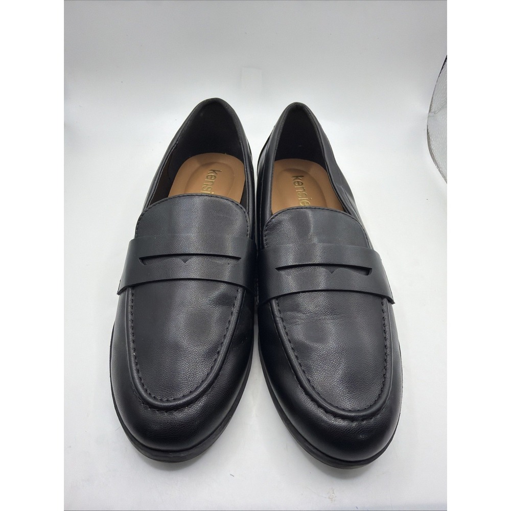Kensie Gitty Penny Loafer Black Women's Size 8. Excellent